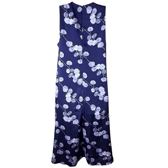 Whimsigoth‎ Midi Dress Sz M Fairy Floral Ruffle Blue White Petals - Picture 2 of 6